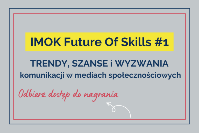 TRENDY, SZANSE i&nbsp;WYZWANIA komunikacji w&nbsp;mediach społecznościowych